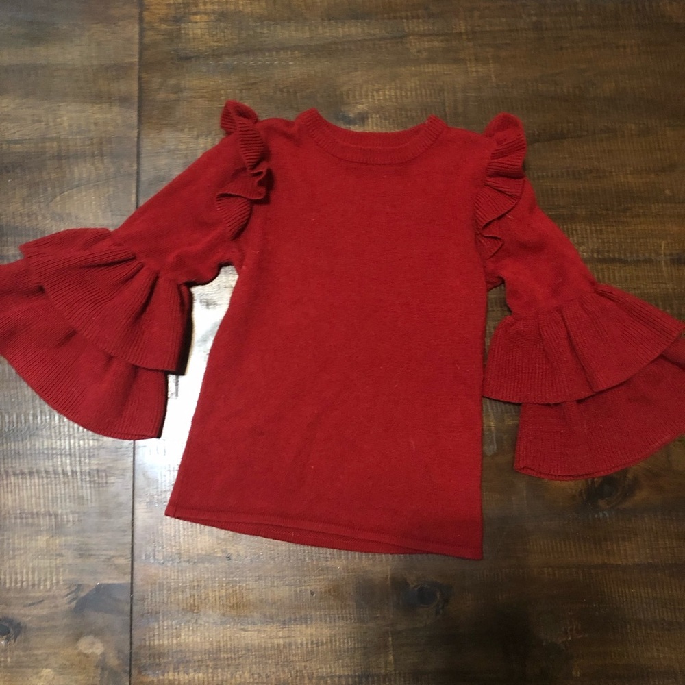 Joyfolie girls ruffle sweater